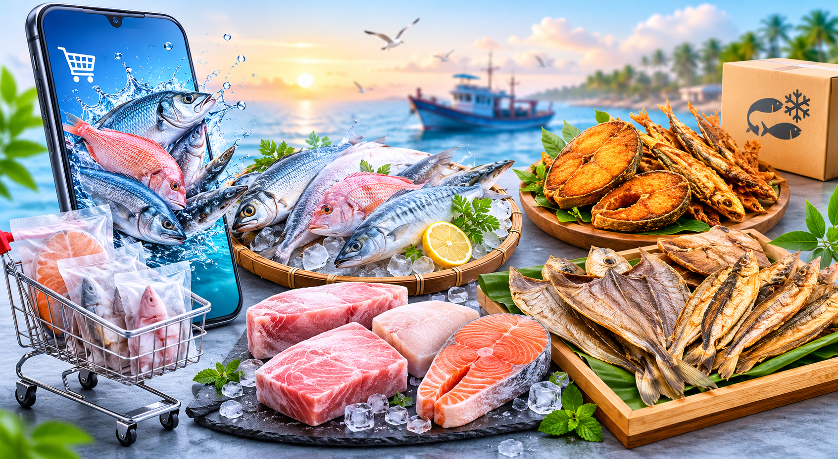 Fried, Dried and Frozen Fish